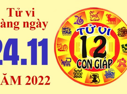 Tử vi hôm nay, xem tử vi 12 con giáp ngày 24/11/2022: