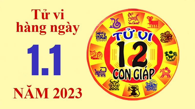 Tử vi hôm nay, xem tử vi 12 con giáp ngày 1/1/2023: