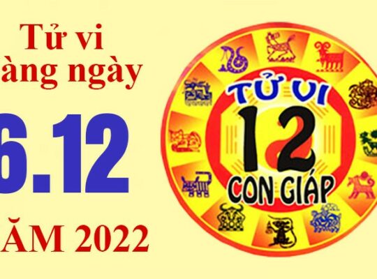 Tử vi hôm nay, xem tử vi 12 con giáp ngày 6/12/2022: