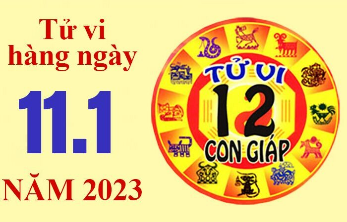 Tử vi hôm nay, xem tử vi 12 con giáp ngày 11/1/2023: