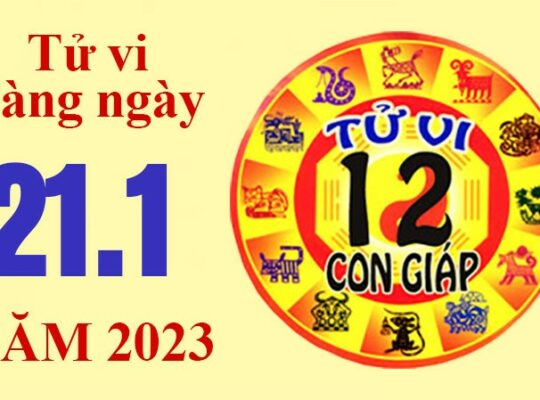 Tử vi hôm nay, xem tử vi 12 con giáp ngày 21/1/2023: