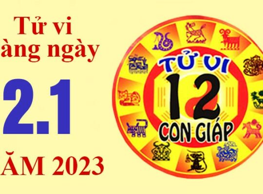 Tử vi hôm nay, xem tử vi 12 con giáp ngày 2/1/2023: